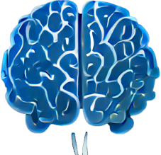 AI electric brain in style of van Gogh